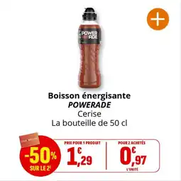 Coccinelle Supermarché Boisson énergisante powerade offre