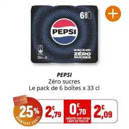 Coccinelle Supermarché Pepsi offre