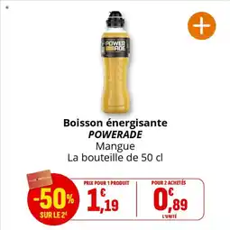 Coccinelle Supermarché Boisson énergisante powerade offre