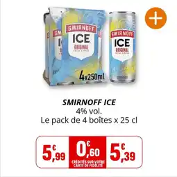 Coccinelle Supermarché Smirnoff ice offre