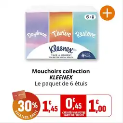 Coccinelle Supermarché Mouchoirs collection kleenex offre