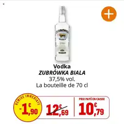 Coccinelle Supermarché Vodka zubrówka biala offre
