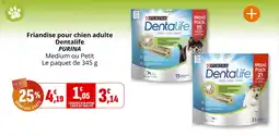 Coccinelle Supermarché Friandise pour chien adulte dentalife purina offre