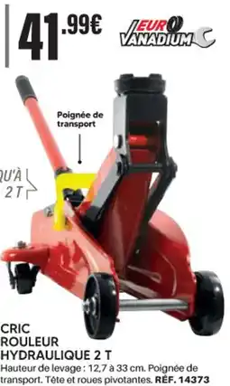 Shopix CRIC ROULEUR HYDRAULIQUE 2 T offre