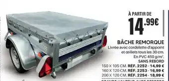 BÂCHE REMORQUE