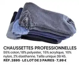 Shopix CHAUSSETTES PROFESSIONNELLES offre