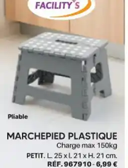 Shopix MARCHEPIED PLASTIQUE offre