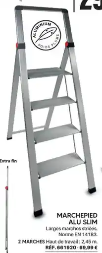 Shopix MARCHEPIED ALU SLIM offre