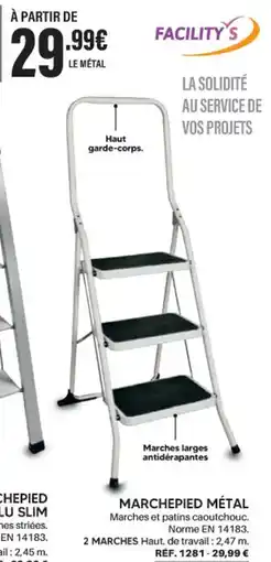 Shopix MARCHEPIED MÉTAL offre