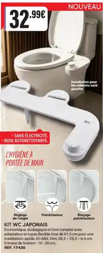 Shopix KIT WC JAPONAIS offre