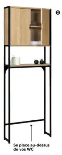 Shopix MEUBLE DESSUS WC BOIS offre
