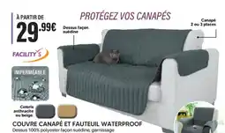 Shopix COUVRE CANAPÉ ET FAUTEUIL WATERPROOF offre