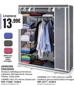 Shopix ARMOIRE DRESSING offre
