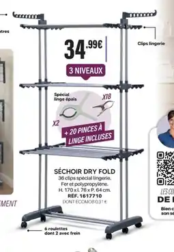 Shopix SÉCHOIR DRY FOLD offre