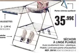Shopix SÉCHOIR À LINGE PLIABLE offre