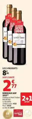 Auchan Bordeaux Aop 2022 offre