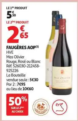 Auchan Faugeres Aop offre