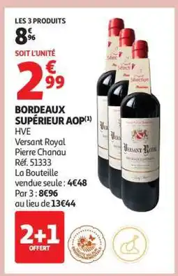 Auchan Bordeaux Supérieur Aop offre