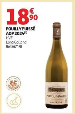 Auchan POUILLY FUISSÉ AOP 2024 offre
