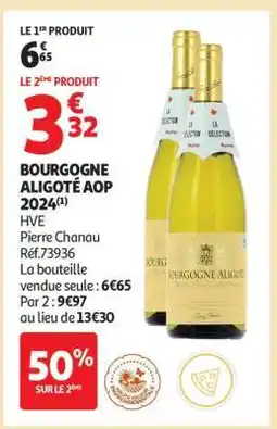 Auchan BOURGOGNE ALIGOTÉ AOP 2024 offre