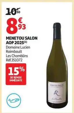Auchan MENETOU SALON AOP 2025 offre