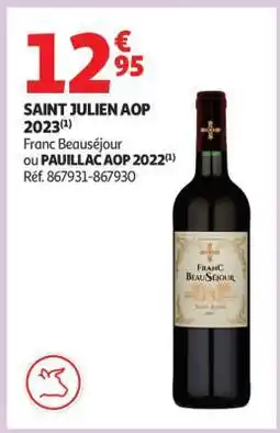 Auchan SAINT JULIEN AOP 2023 offre