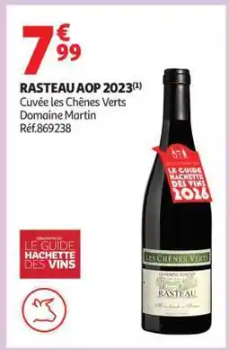 Auchan Rasteau Aop 2023 offre