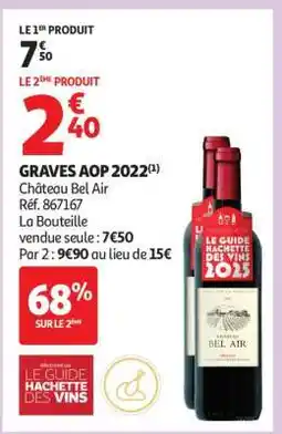 Auchan Graves Aop 2022 offre