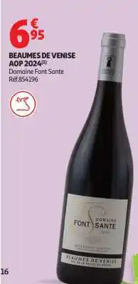Auchan BEAUMES DE VENISE AOP 2024 offre