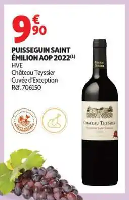 Auchan Puisseguin Saint Émilion Aop 2022 offre