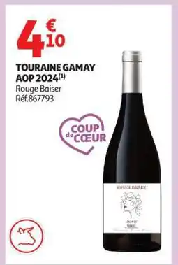 Auchan TOURAINE GAMAY AOP 2024 offre