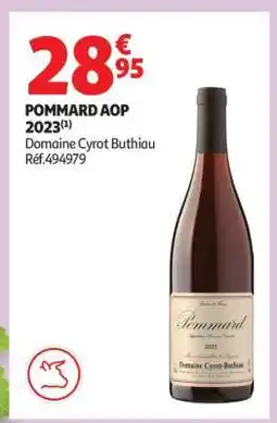 Auchan POMMARD AOP 2023 offre