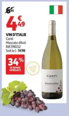 Auchan Vin D'italie offre