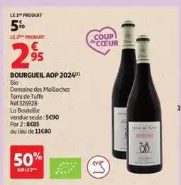 Auchan BOURGUEIL AOP 2024 offre