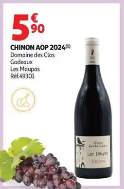 Auchan CHINON AOP 2024 offre