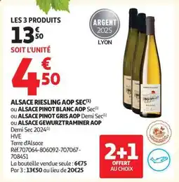 Auchan Les 3 Produits offre