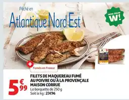 Auchan Filets De Maquereau Fumé offre