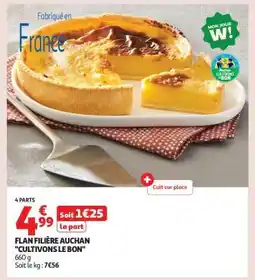 Auchan Flan Filière Auchan Cultivons Le Bon offre