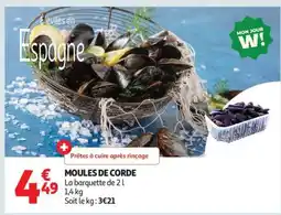 Auchan Moules De Corde offre