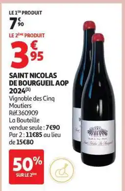 Auchan Saint Nicolas De Bourgueil Aop 2024 offre