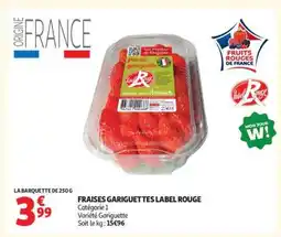 Auchan FRAISES GARIGUETTES LABEL ROUGE offre