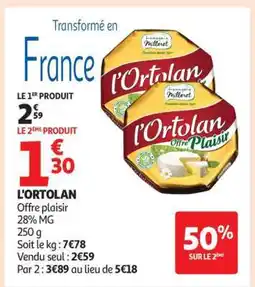 Auchan L'ortolan offre