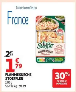 Auchan FLAMMEKUECHE STOEFFLER offre