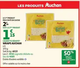 Auchan Wraps Auchan offre