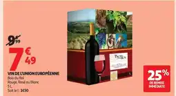 Auchan Vin de l'Union Européenne offre
