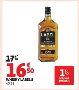 Auchan Whisky Label 5 offre