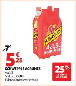 Auchan Schweppes Agrumes offre