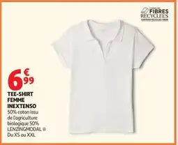 Auchan Tee-Shirt Femme Inextenso offre
