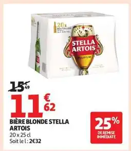 Auchan BIÈRE BLONDE STELLA ARTOIS offre