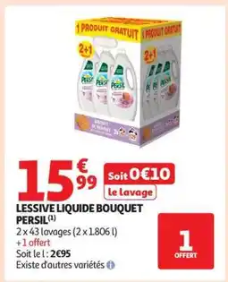 Auchan LESSIVE LIQUIDE BOUQUET PERSIL offre